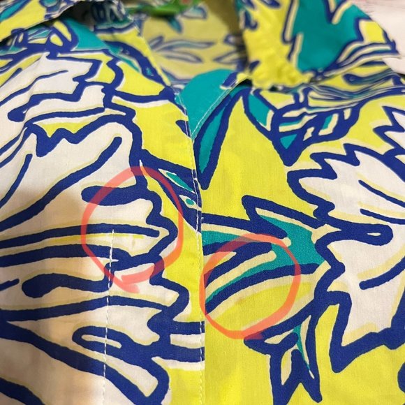 Island Republic Floral sleeveless blouse with cute tie, size XL - Picture 13 of 14